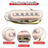 Maxbell Guitar Pickup Single Coil Easy to Install Replacement for Concert Live Stage middle