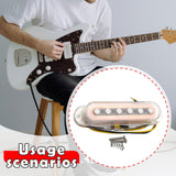 Maxbell Guitar Pickup Single Coil Easy to Install Replacement for Concert Live Stage middle
