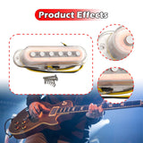 Maxbell Guitar Pickup Single Coil Easy to Install Replacement for Concert Live Stage middle