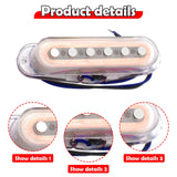 Maxbell Guitar Pickup Single Coil Easy to Install Replacement for Concert Live Stage Bridge