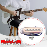 Maxbell Guitar Pickup Single Coil Easy to Install Replacement for Concert Live Stage Bridge