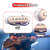 Maxbell Guitar Pickup Single Coil Easy to Install Replacement for Concert Live Stage Bridge