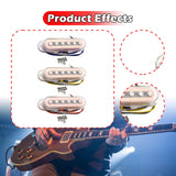 Maxbell Guitar Pickup Single Coil Easy to Install Replacement for Concert Live Stage 3pc