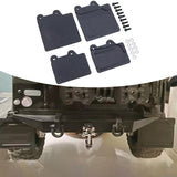 Maxbell 2Pcs Simulation Mudguard 1:8 Scale Portable DIY Lining Decoration for RC Car