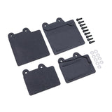 Maxbell 2Pcs Simulation Mudguard 1:8 Scale Portable DIY Lining Decoration for RC Car