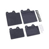 Maxbell 2Pcs Simulation Mudguard 1:8 Scale Portable DIY Lining Decoration for RC Car