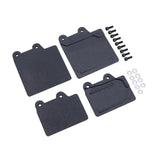 Maxbell 2Pcs Simulation Mudguard 1:8 Scale Portable DIY Lining Decoration for RC Car