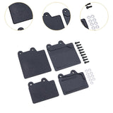 Maxbell 2Pcs Simulation Mudguard 1:8 Scale Portable DIY Lining Decoration for RC Car