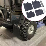Maxbell 2Pcs Simulation Mudguard 1:8 Scale Portable DIY Lining Decoration for RC Car