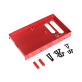 Maxbell RC Car Fixed Warehouse Beam RC Fixed Warehouse Tailboard 1:12 for MN99S MN98 Red