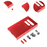 Maxbell RC Car Fixed Warehouse Beam RC Fixed Warehouse Tailboard 1:12 for MN99S MN98 Red