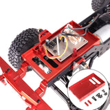 Maxbell RC Car Fixed Warehouse Beam RC Fixed Warehouse Tailboard 1:12 for MN99S MN98 Red
