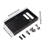 Maxbell RC Car Fixed Warehouse Beam RC Fixed Warehouse Tailboard 1:12 for MN99S MN98 Black