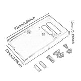 Maxbell RC Car Fixed Warehouse Beam RC Fixed Warehouse Tailboard 1:12 for MN99S MN98 Silver