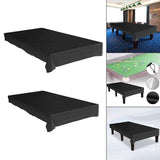 Maxbell Billiard Pool Table Cover Black Dustproof Cover for Hockey Outdoor Patio 245cm