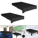 Maxbell Billiard Pool Table Cover Black Dustproof Cover for Hockey Outdoor Patio 245cm