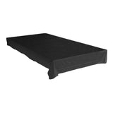 Maxbell Billiard Pool Table Cover Black Dustproof Cover for Hockey Outdoor Patio 245cm