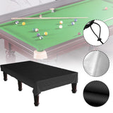 Maxbell Billiard Pool Table Cover Black Dustproof Cover for Hockey Outdoor Patio 215cm