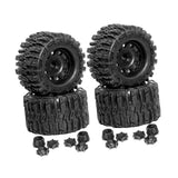 Maxbell RC Wheel and Tire DIY Modified Easy Installation Spare Replacement 4 for 1/8