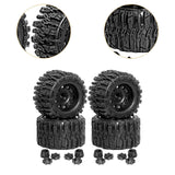 Maxbell RC Wheel and Tire DIY Modified Easy Installation Spare Replacement 4 for 1/8