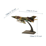 Maxbell 1/72 Fighter Model Display Metal Aircraft Model for TV Cabinet Shelf Bedroom