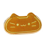 Maxbell Cute Cat Pencil Case Marker Holder Portable Multipurpose Zipper Pencil Pouch Yellow