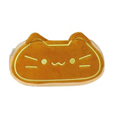 Maxbell Cute Cat Pencil Case Marker Holder Portable Multipurpose Zipper Pencil Pouch Yellow