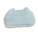 Maxbell Cute Cat Pencil Case Marker Holder Portable Multipurpose Zipper Pencil Pouch Light Blue
