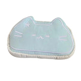 Maxbell Cute Cat Pencil Case Marker Holder Portable Multipurpose Zipper Pencil Pouch Light Blue