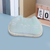 Maxbell Cute Cat Pencil Case Marker Holder Portable Multipurpose Zipper Pencil Pouch Light Blue