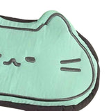 Maxbell Cute Cat Pencil Case Marker Holder Portable Multipurpose Zipper Pencil Pouch Blue