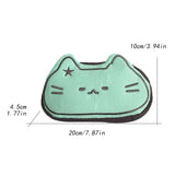 Maxbell Cute Cat Pencil Case Marker Holder Portable Multipurpose Zipper Pencil Pouch Blue