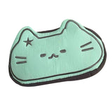 Maxbell Cute Cat Pencil Case Marker Holder Portable Multipurpose Zipper Pencil Pouch Blue
