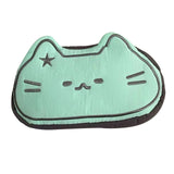 Maxbell Cute Cat Pencil Case Marker Holder Portable Multipurpose Zipper Pencil Pouch Blue