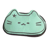 Maxbell Cute Cat Pencil Case Marker Holder Portable Multipurpose Zipper Pencil Pouch Blue