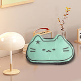 Maxbell Cute Cat Pencil Case Marker Holder Portable Multipurpose Zipper Pencil Pouch Blue