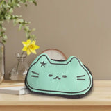 Maxbell Cute Cat Pencil Case Marker Holder Portable Multipurpose Zipper Pencil Pouch Blue