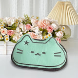 Maxbell Cute Cat Pencil Case Marker Holder Portable Multipurpose Zipper Pencil Pouch Blue