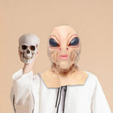 Maxbell Alien Mask for Halloween Alien Head Mask for Birthday Themed Party Role Play