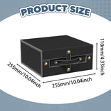 Maxbell Slab Card Holder Organizer Sturdy Trading Card Box for Bgs Baseball Card black gray