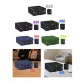 Maxbell Slab Card Holder Organizer Sturdy Trading Card Box for Bgs Baseball Card black gray