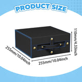 Maxbell Slab Card Holder Organizer Sturdy Trading Card Box for Bgs Baseball Card black blue