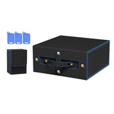 Maxbell Slab Card Holder Organizer Sturdy Trading Card Box for Bgs Baseball Card black blue