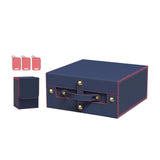 Maxbell Slab Card Holder Organizer Sturdy Trading Card Box for Bgs Baseball Card blue red