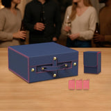 Maxbell Slab Card Holder Organizer Sturdy Trading Card Box for Bgs Baseball Card blue red