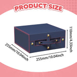 Maxbell Slab Card Holder Organizer Sturdy Trading Card Box for Bgs Baseball Card blue red