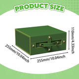 Maxbell Slab Card Holder Organizer Sturdy Trading Card Box for Bgs Baseball Card green yellow