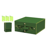 Maxbell Slab Card Holder Organizer Sturdy Trading Card Box for Bgs Baseball Card green yellow