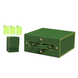 Maxbell Slab Card Holder Organizer Sturdy Trading Card Box for Bgs Baseball Card green yellow