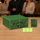 Maxbell Slab Card Holder Organizer Sturdy Trading Card Box for Bgs Baseball Card green yellow